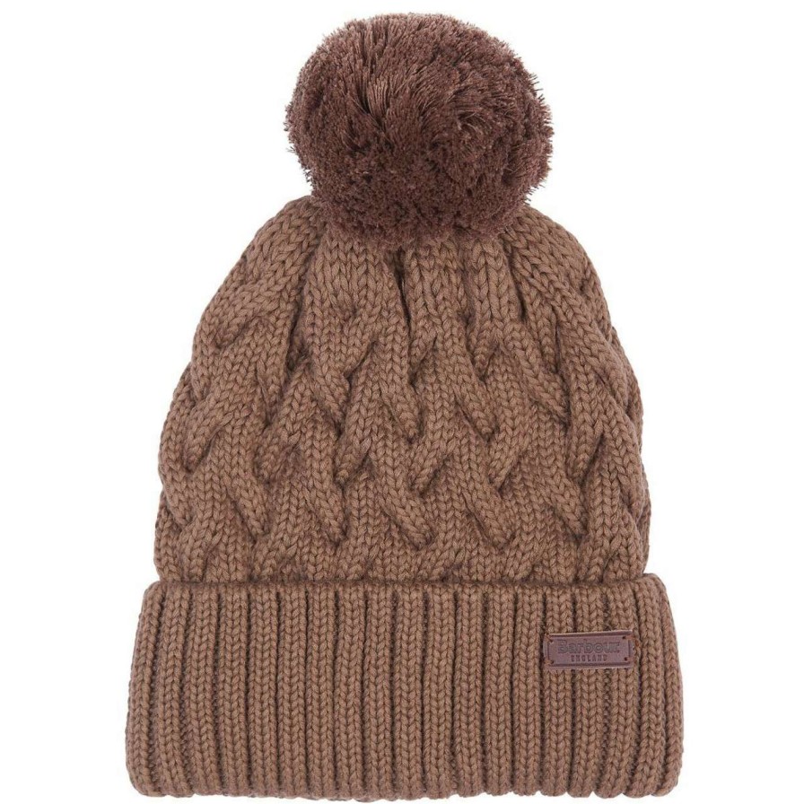 Accessories * | Discount Barbour Mens Gainford Cable Beanie