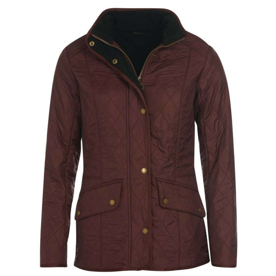 Jackets * | Lower Prices Barbour Womens Cavalry Polarquilt Jacket