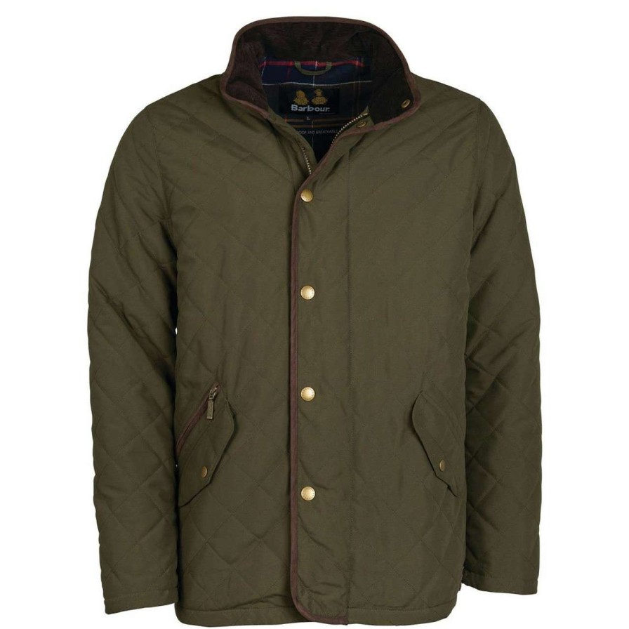 Jackets * | Cheap Barbour Mens Waterproof Shoveler Quilted Jacket