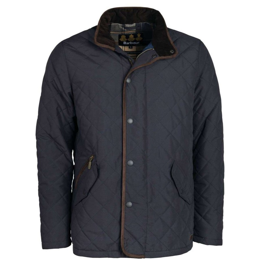 Jackets * | Cheap Barbour Mens Waterproof Shoveler Quilted Jacket