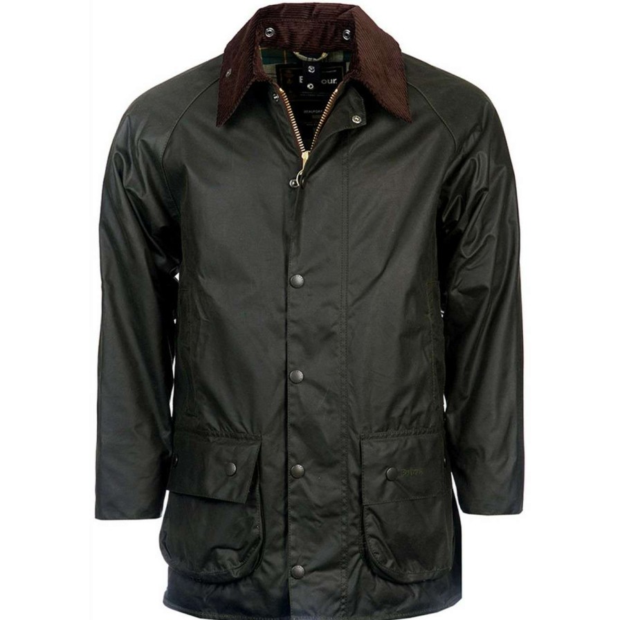 Jackets * | Shop Barbour Mens Beaufort Wax Jacket