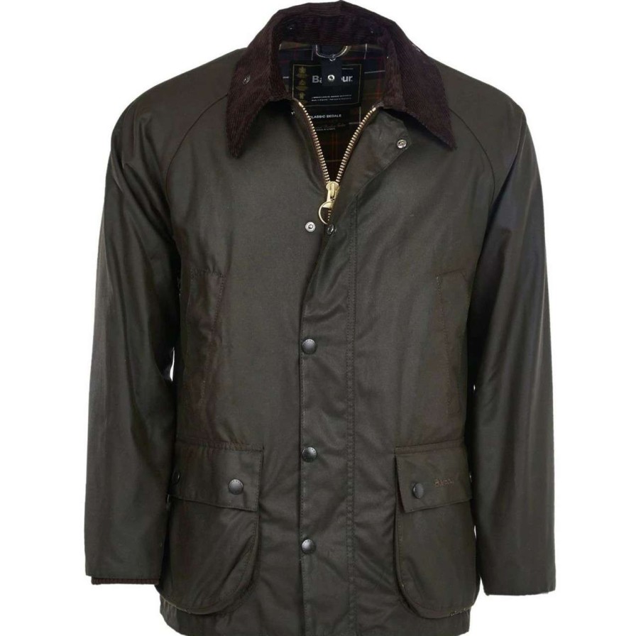 Jackets * | Online Sales Barbour Mens Classic Bedale Wax Jacket