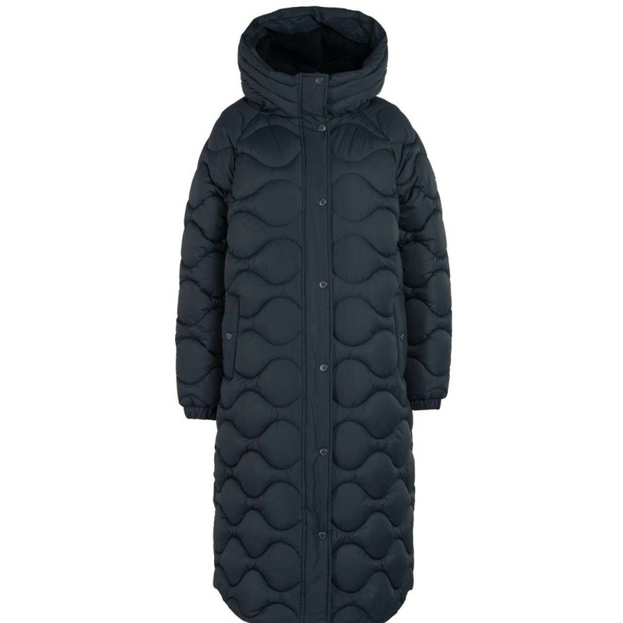 Jackets * | Discount Barbour Womens Nagril Quilted Jacket Dark Navy/Dark Navy