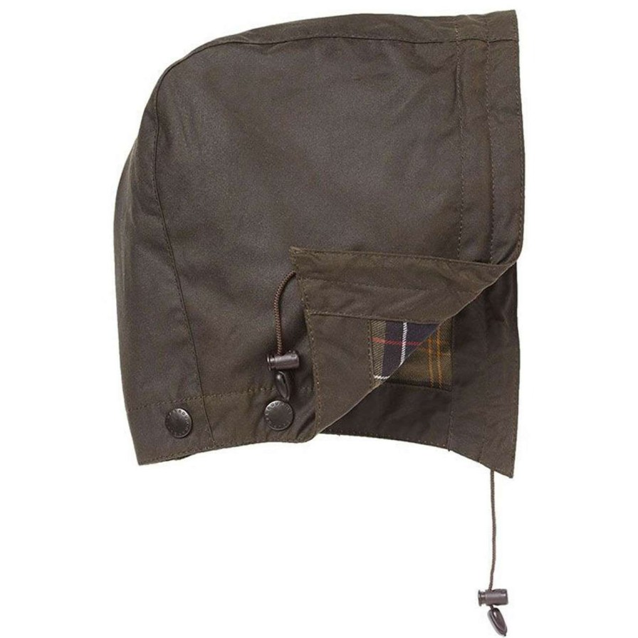 Accessories * | Bestsellers Barbour Mens Classic Sylkoil Hood Olive