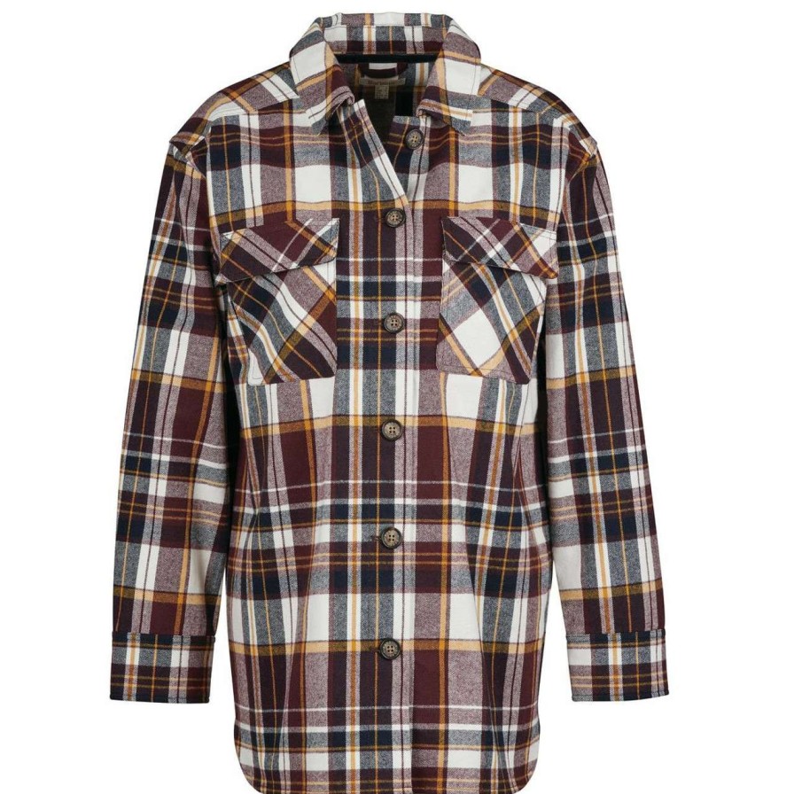 Clothing * | Quality Guarantee Barbour Womens Birch Overshirt Multi