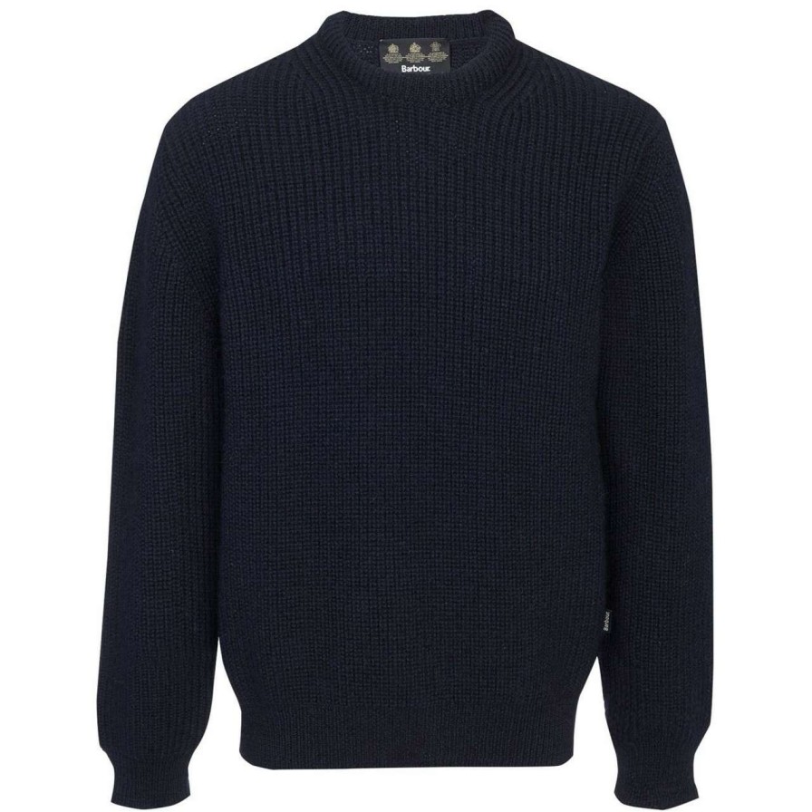 Clothing * | 100% Guarantee Barbour New Tyne Crew Neck Sweater