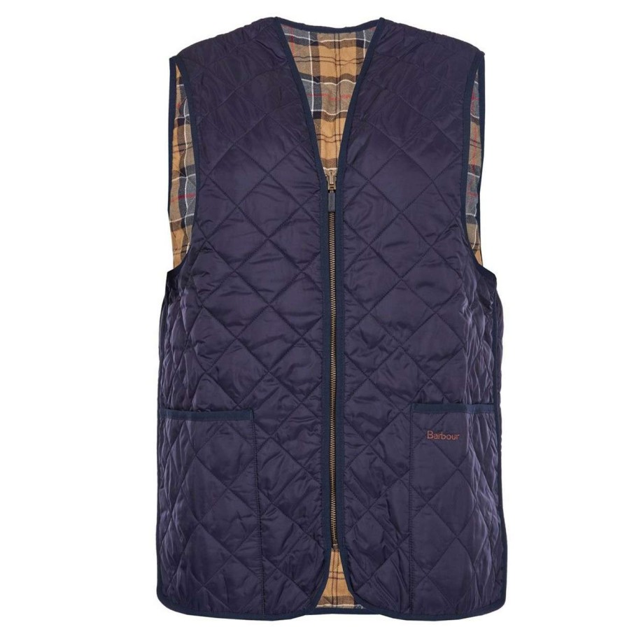 Clothing * | Discount Barbour Mens Quilted Waistcoat Zip-In Liner