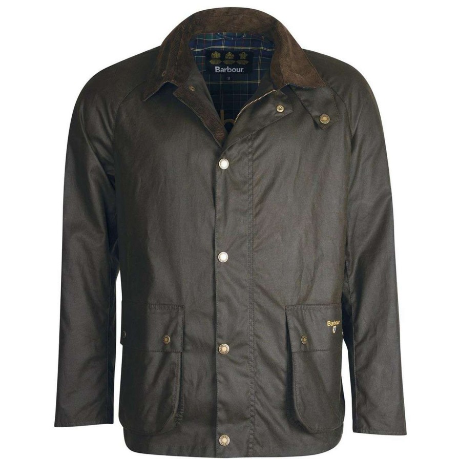 Jackets * | Discount Store Barbour Mens Crested Strathyre Wax Jacket