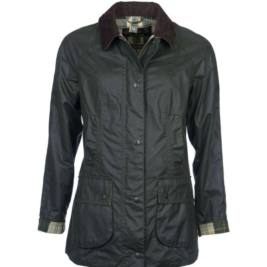 Jackets * | Bestsellers Barbour Womens Beadnell Wax Jacket