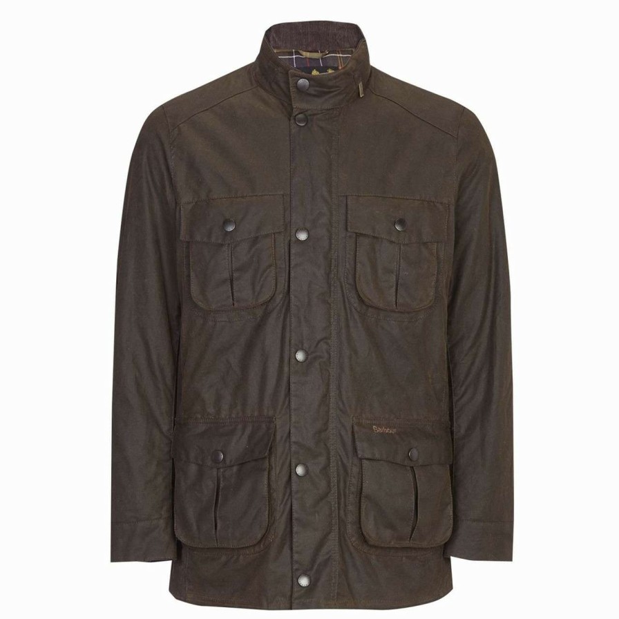 Jackets * | Discount Online Barbour Mens Trooper Wax Jacket