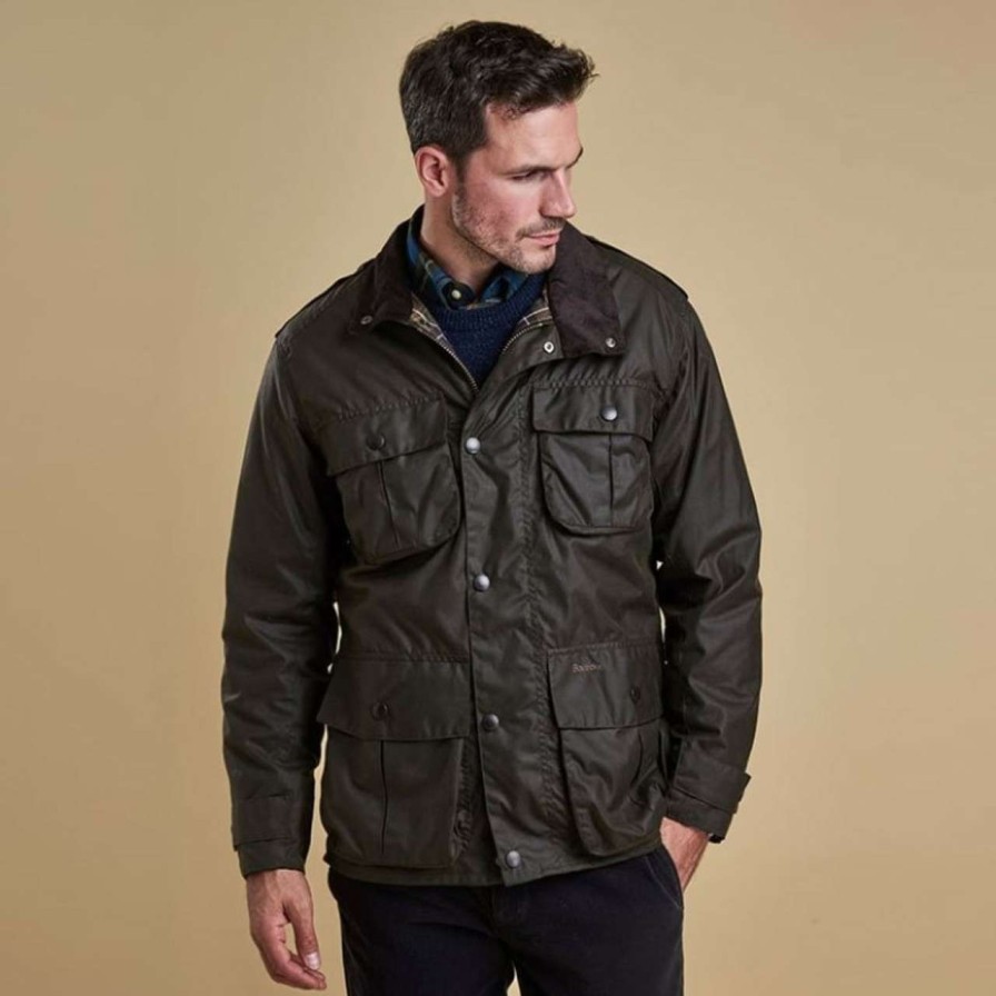 Jackets * | Discount Online Barbour Mens Trooper Wax Jacket