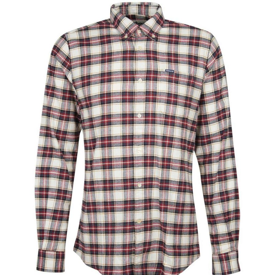 Clothing * | Best Price Barbour Mens Alderton Tailored Shirt