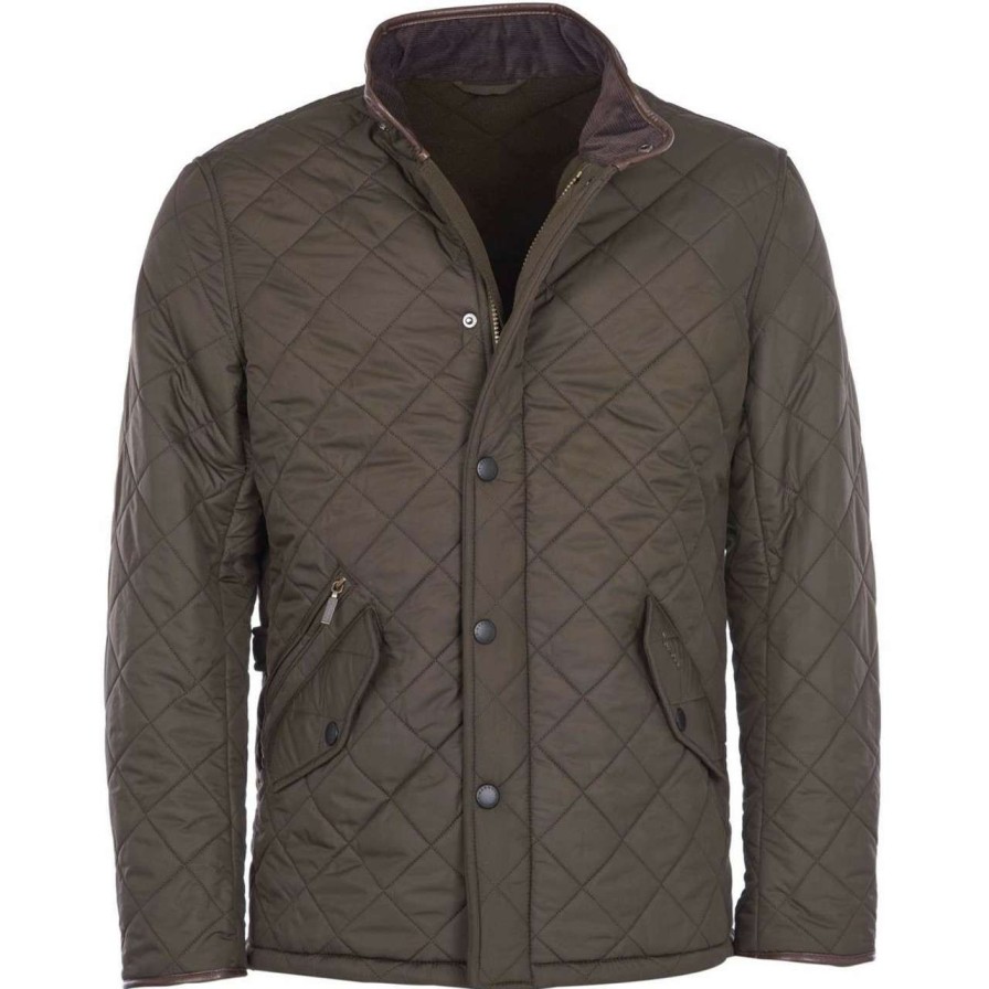 Jackets * | Discount Barbour Mens Powell Quilted Jacket