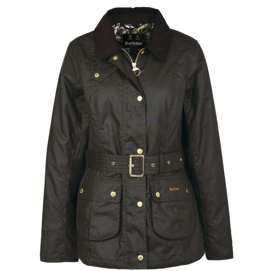 Jackets * | Shop Barbour Womens Pendula Waxed Jacket