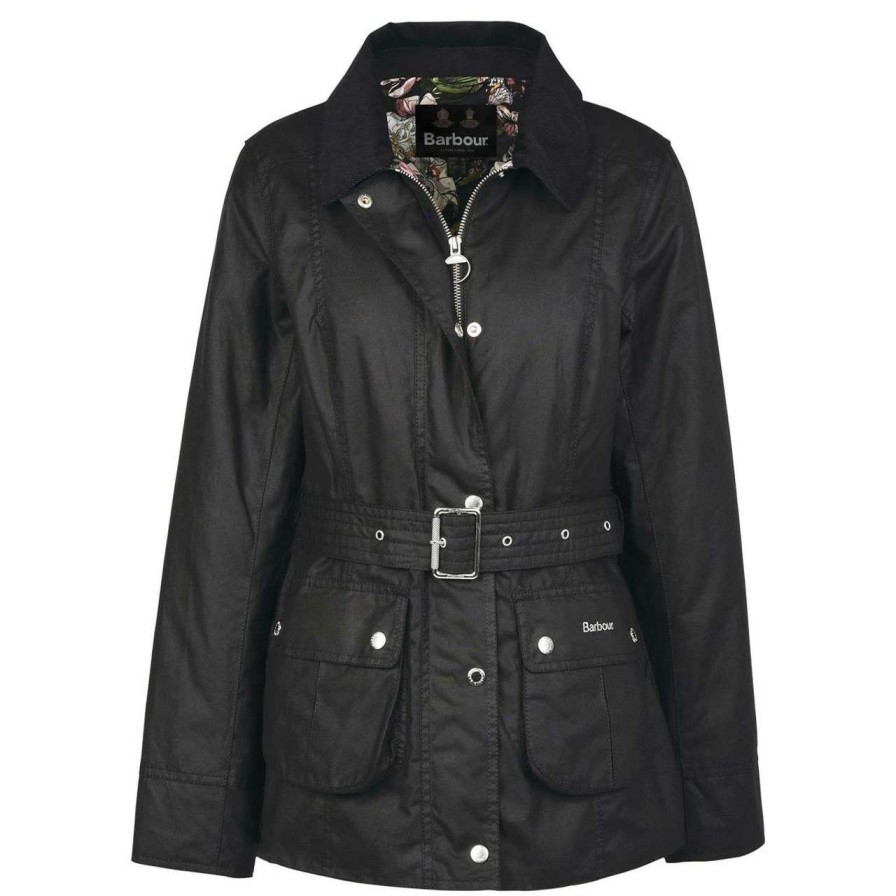 Jackets * | Shop Barbour Womens Pendula Waxed Jacket