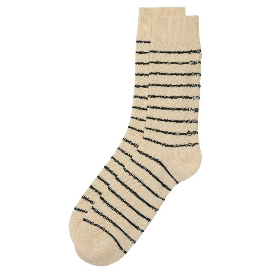 Accessories * | Online Store Barbour Mens Texture Striped Socks