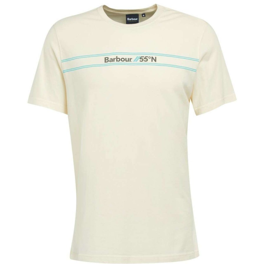 Clothing * | Discount Online Barbour Mens Marsham Tee