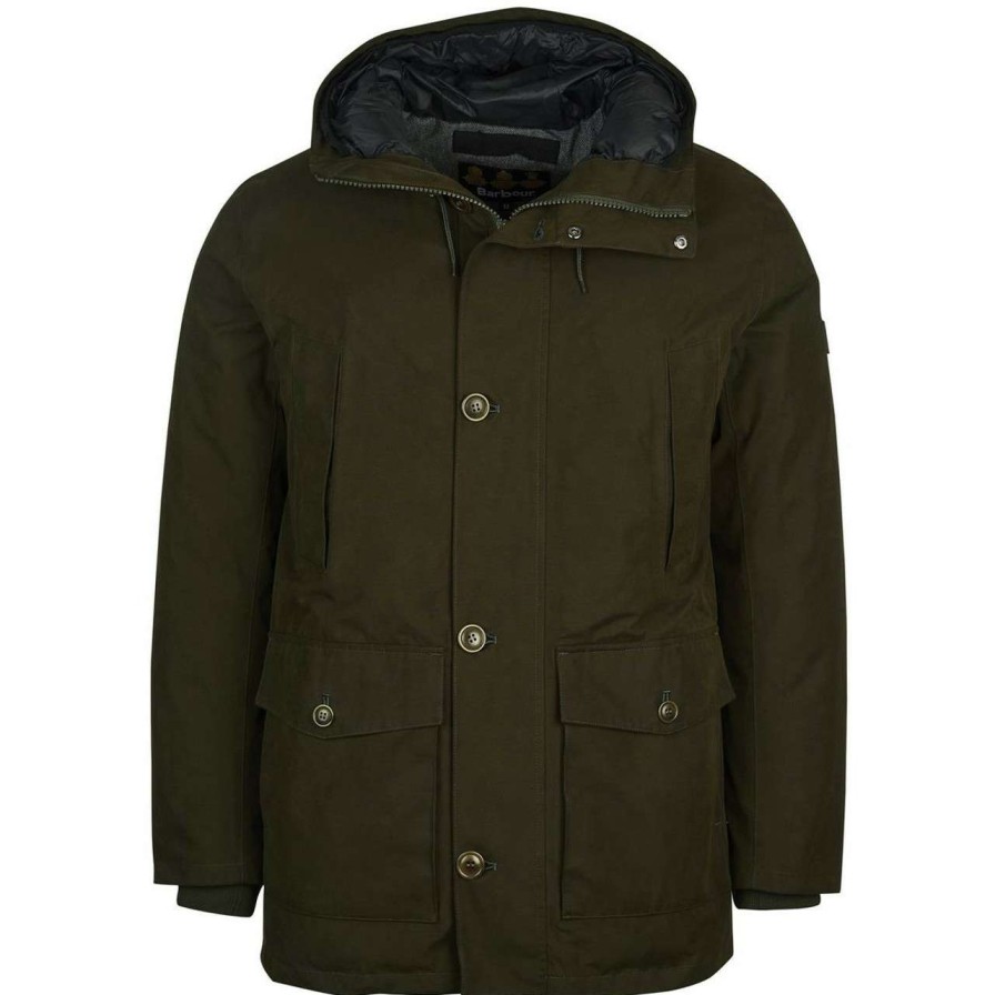 Jackets * | Lower Prices Barbour Mens Arctic Parka Jacket