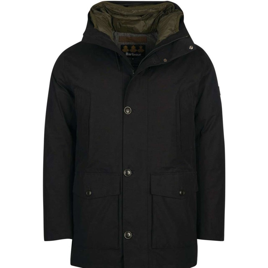 Jackets * | Lower Prices Barbour Mens Arctic Parka Jacket