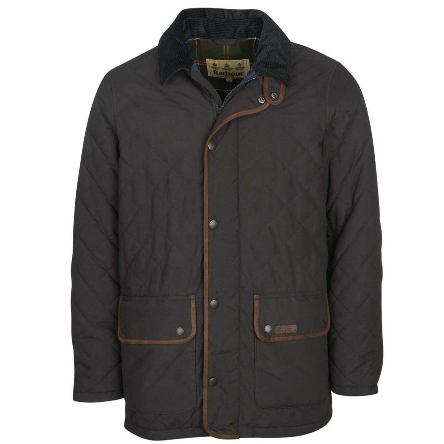 Jackets * | Discount Online Barbour Mens Burton Quilted Jacket