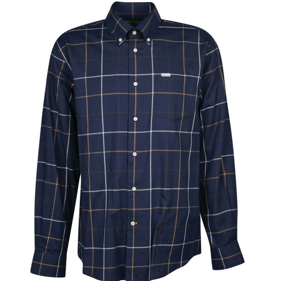 Clothing * | Quality Guarantee Barbour Mens Dunmore Regular Fit Shirt