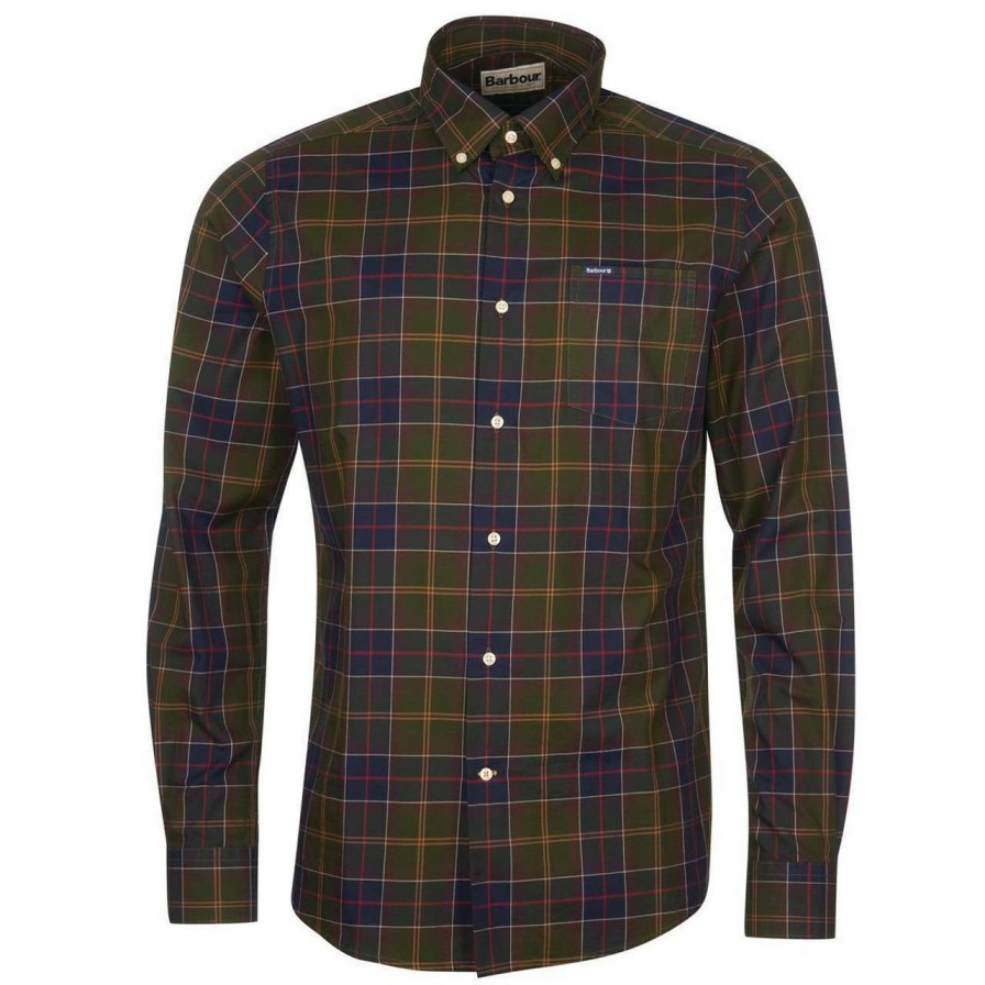 Clothing * | New Threads Barbour Mens Wetherham Tailored Shirt