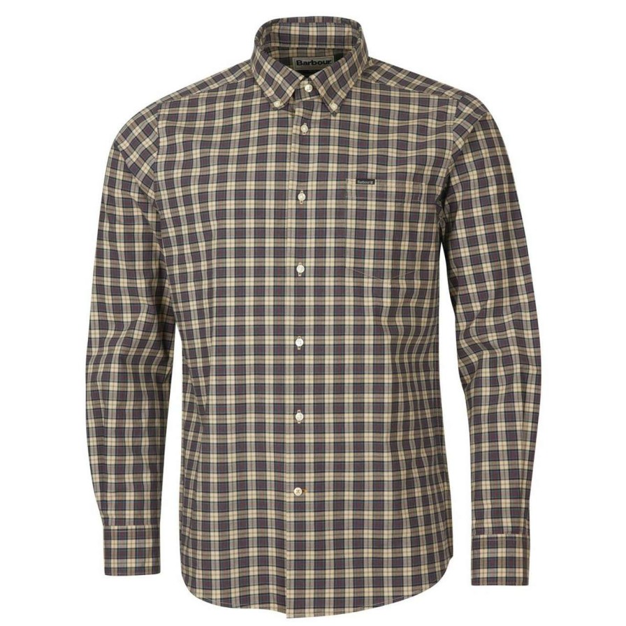 Clothing * | Quality Guarantee Barbour Mens Lomond Tailored Shirt