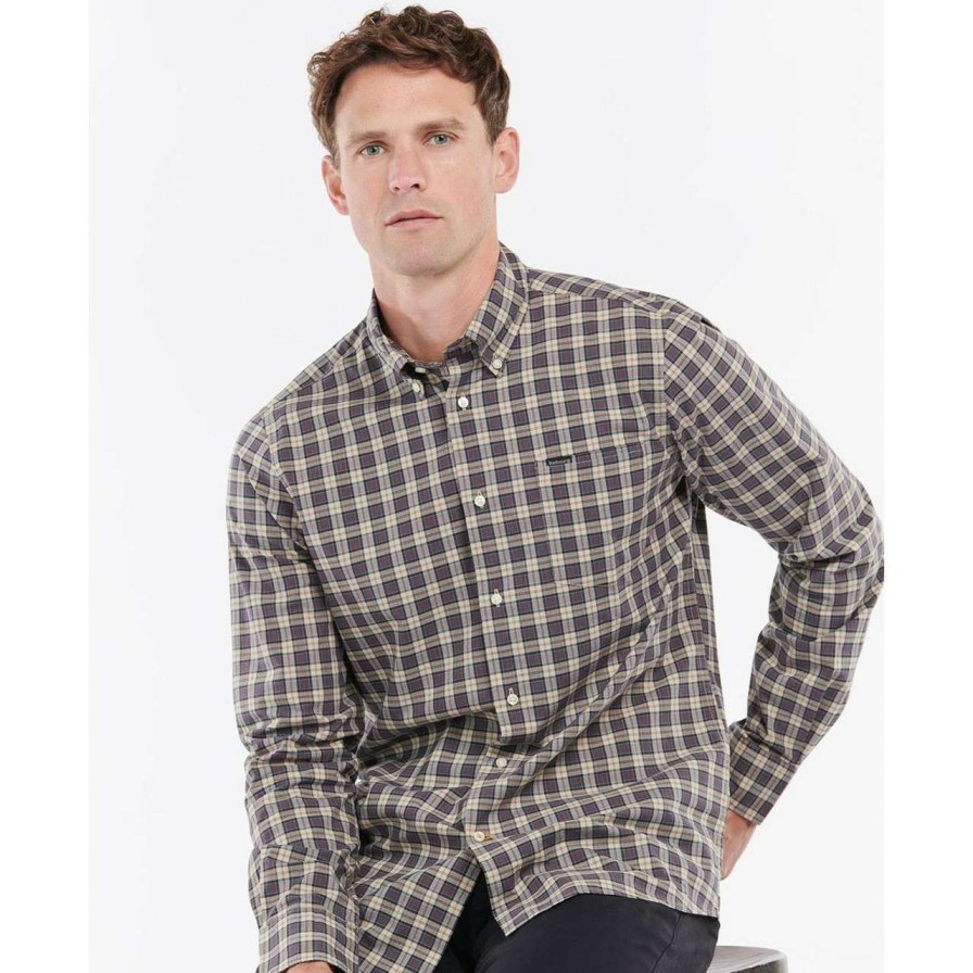 Clothing * | Quality Guarantee Barbour Mens Lomond Tailored Shirt