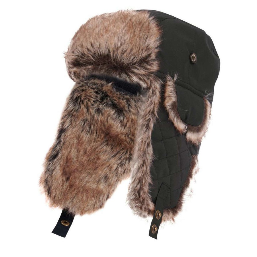 Accessories * | Discount Online Barbour Mens Cleadon Trapper Hat