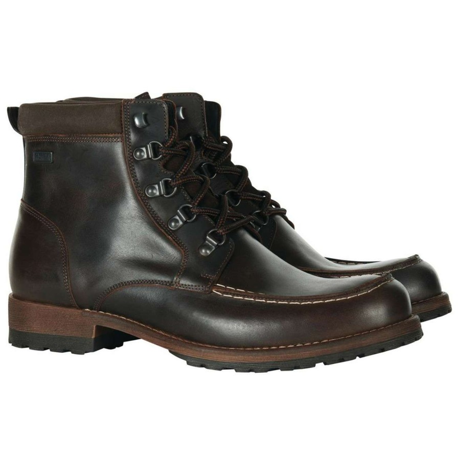 Footwear * | Discount Barbour International Mens Dekker Boots Brown