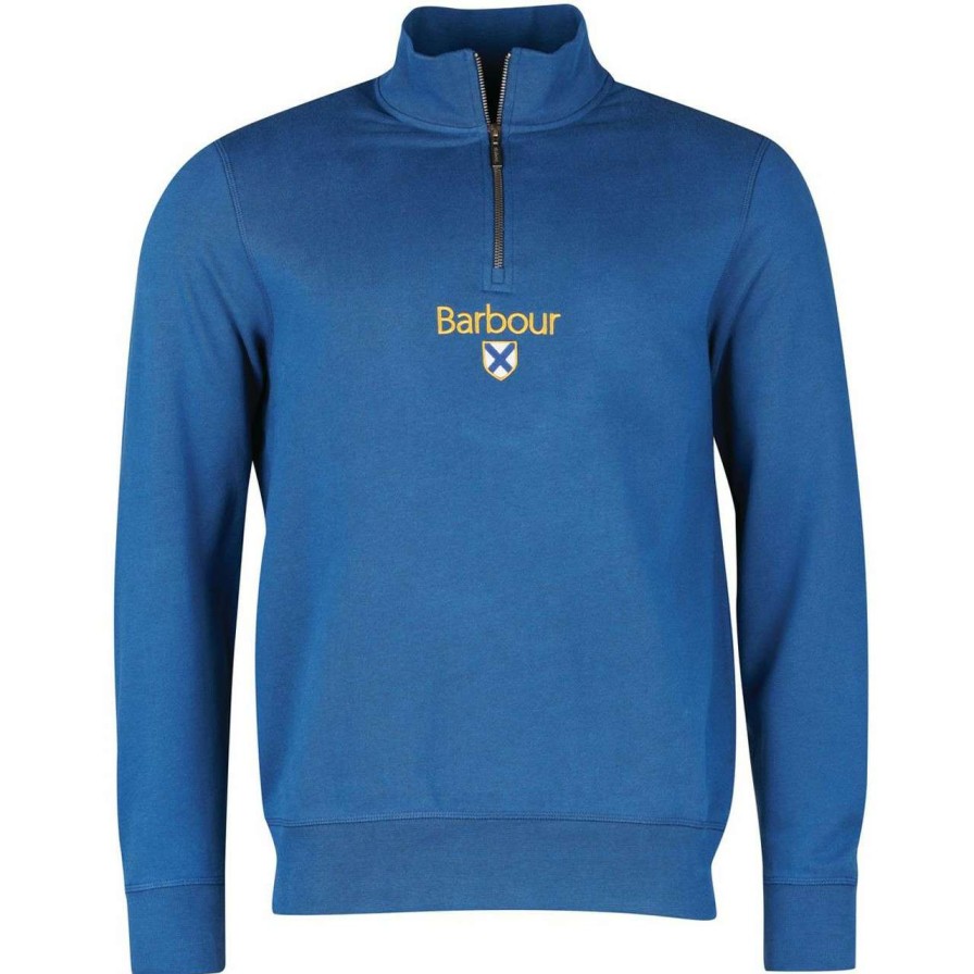 Clothing * | Discount Barbour Mens Trinity Half Zip