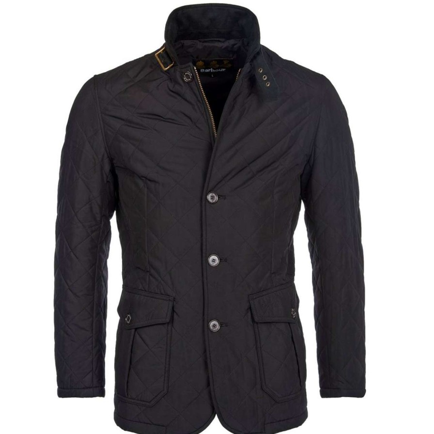 Jackets * | Lower Prices Barbour Mens Quilted Lutz Jacket