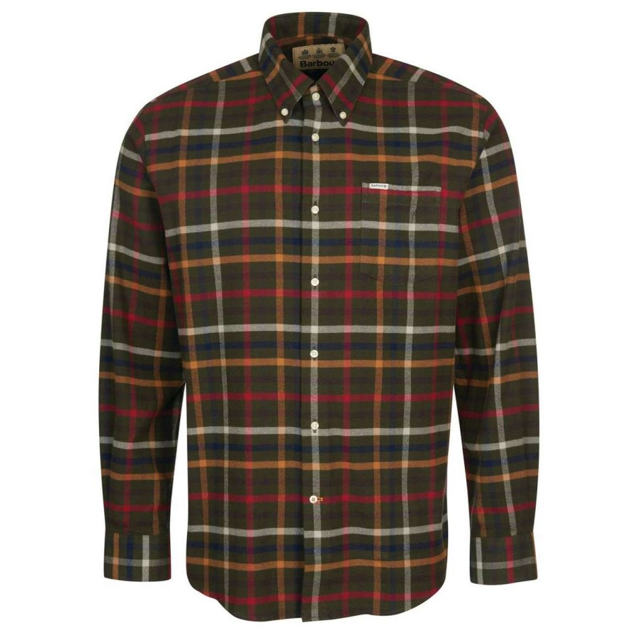 Clothing * | Discount Store Barbour Mens Hadlo Regular Fit Shirt