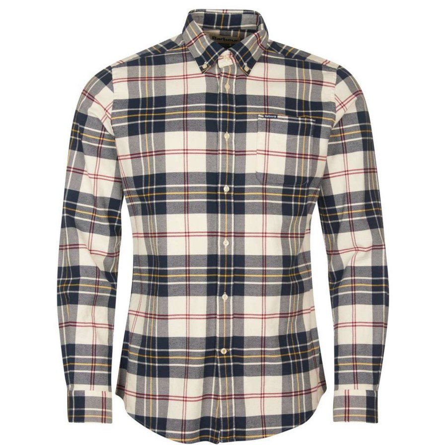 Clothing * | Discount Barbour Mens Ronan Tailored Check Shirt