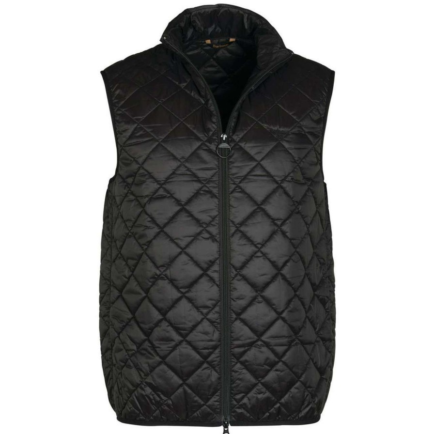 Clothing * | Bestsellers Barbour Mens Essential Diamond Quilted Gilet