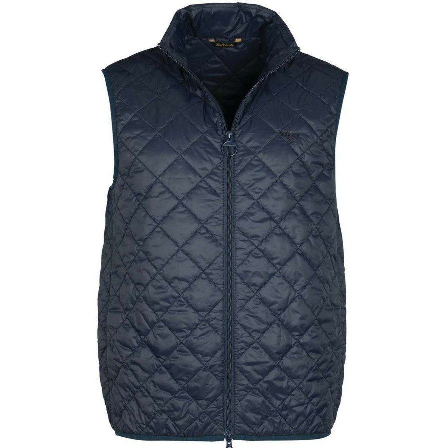 Clothing * | Bestsellers Barbour Mens Essential Diamond Quilted Gilet