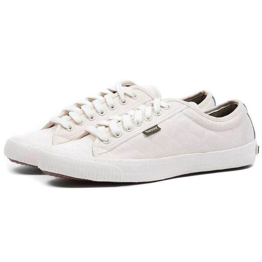 Footwear * | Best-Selling Barbour Centurion Shoes White