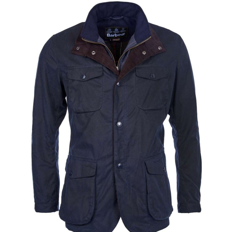 Jackets * | Discount Barbour Mens Ogston Wax Jacket