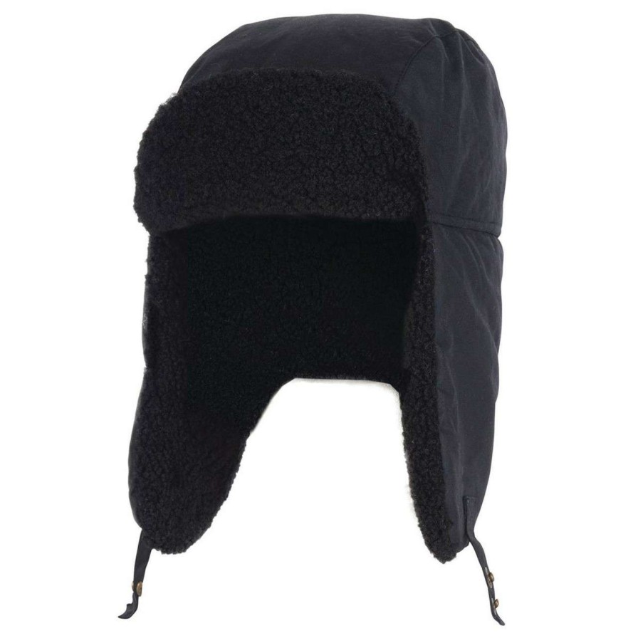 Accessories * | Flash Sale Barbour Mens Morar Wax Trapper Hat