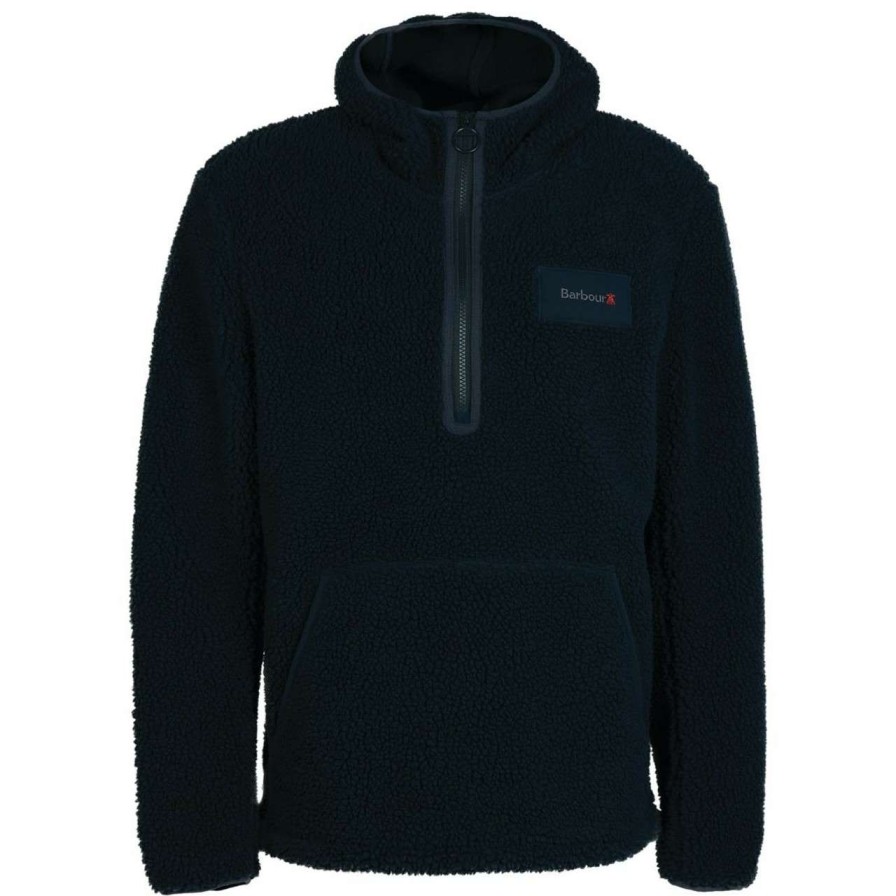 Clothing * | 100% Guarantee Barbour Mens Nevis Fleece Hoodie