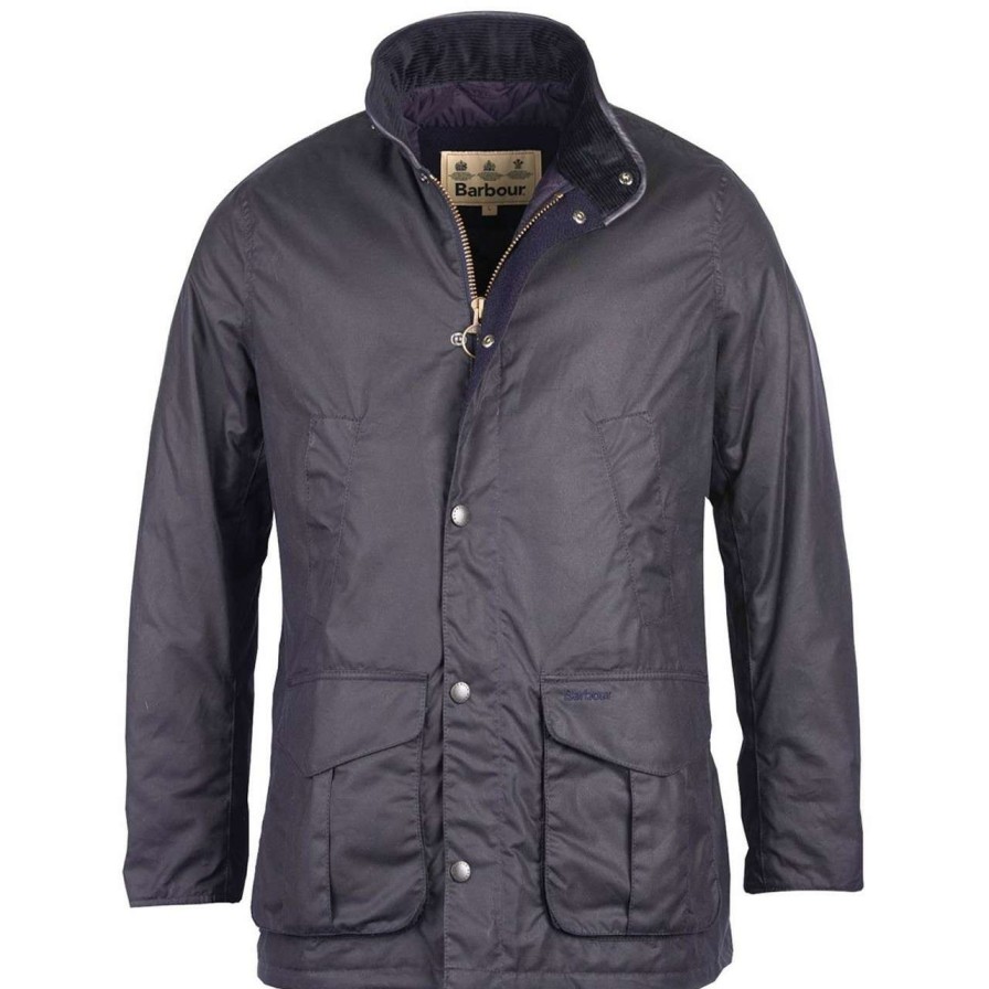 Jackets * | Best-Selling Barbour Mens Hereford Wax Jacket