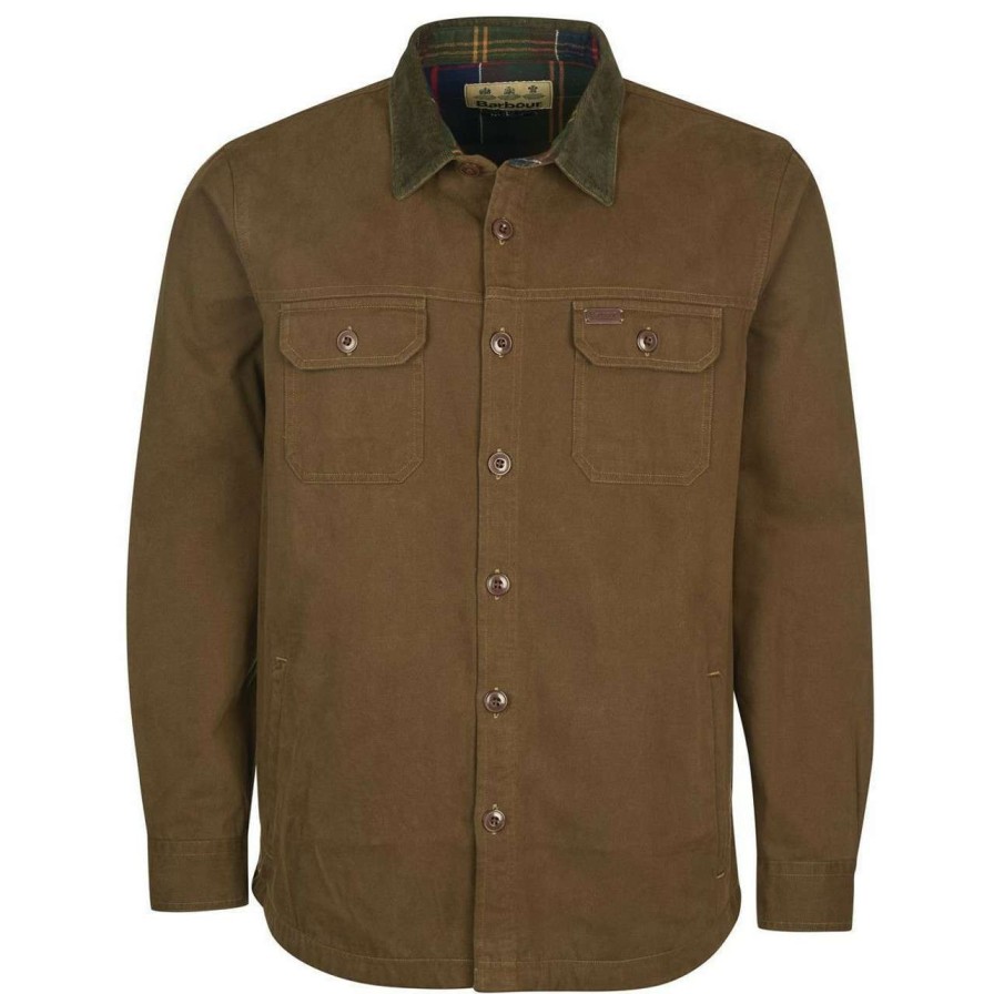 Jackets * | Discount Barbour Mens Catbell Overshirt