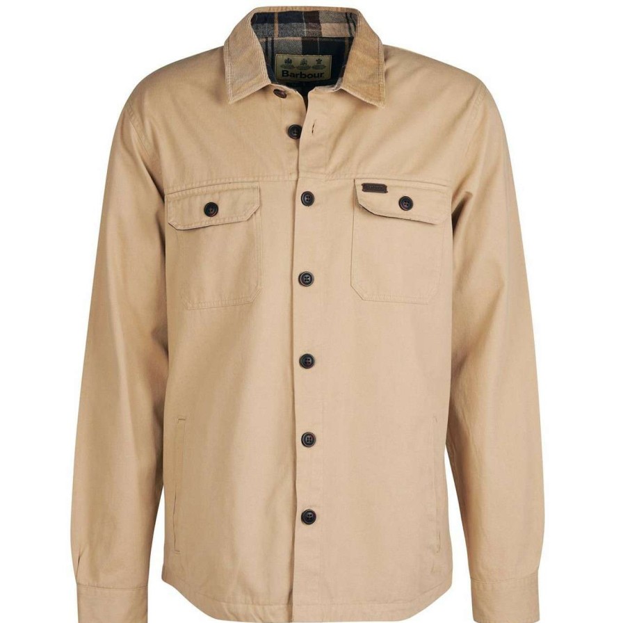 Jackets * | Discount Barbour Mens Catbell Overshirt