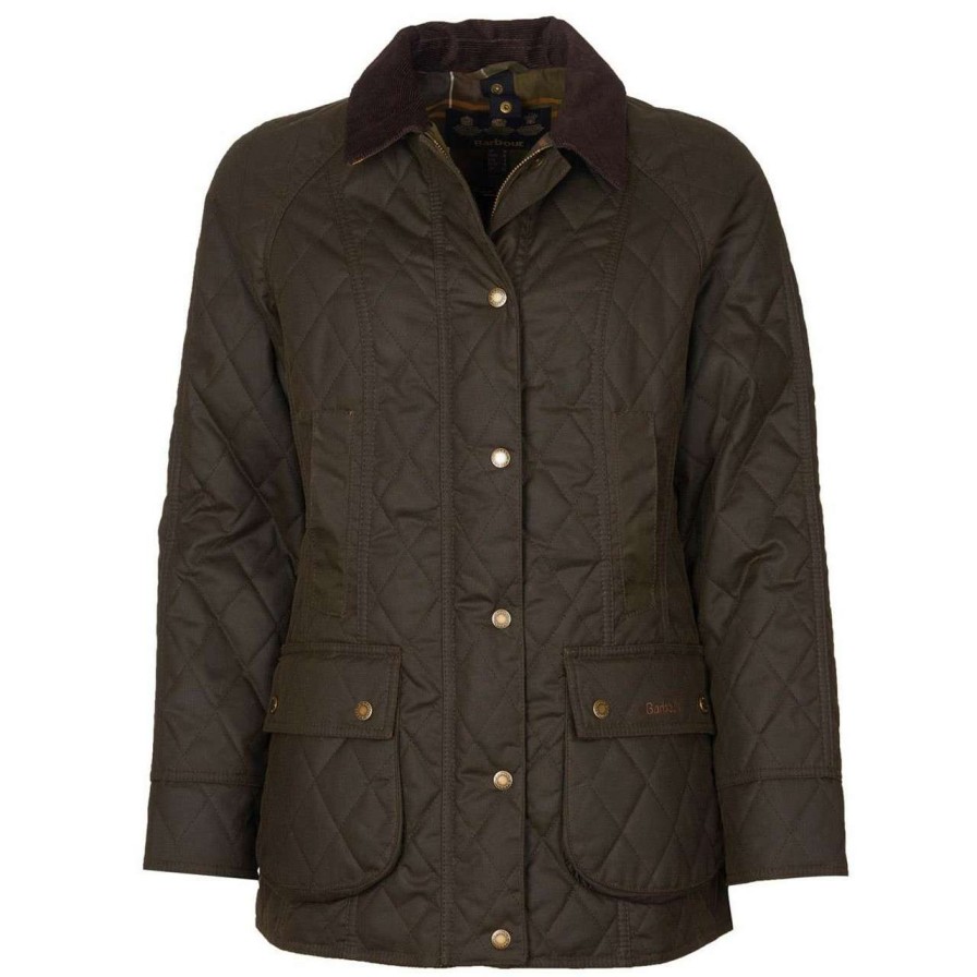 Jackets * | Online Sales Barbour Womens Wardley Wax Jacket