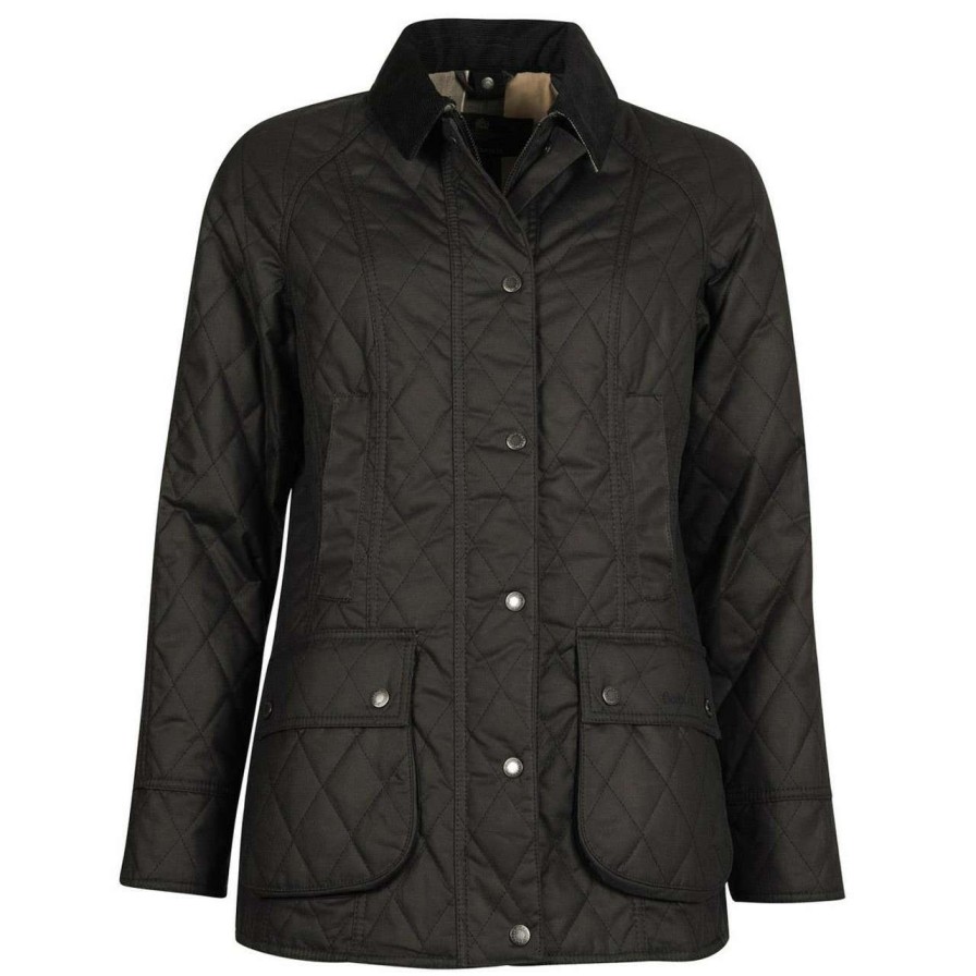 Jackets * | Online Sales Barbour Womens Wardley Wax Jacket