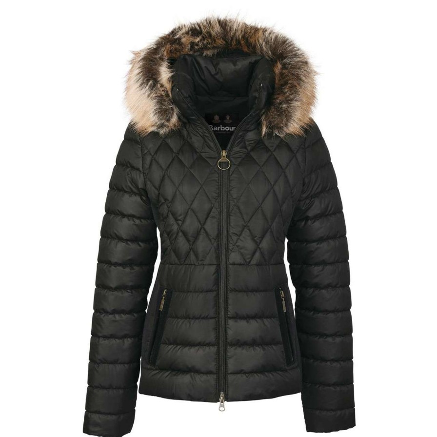 Jackets * | Cheap Barbour Womens Mallow Quilted Jacket