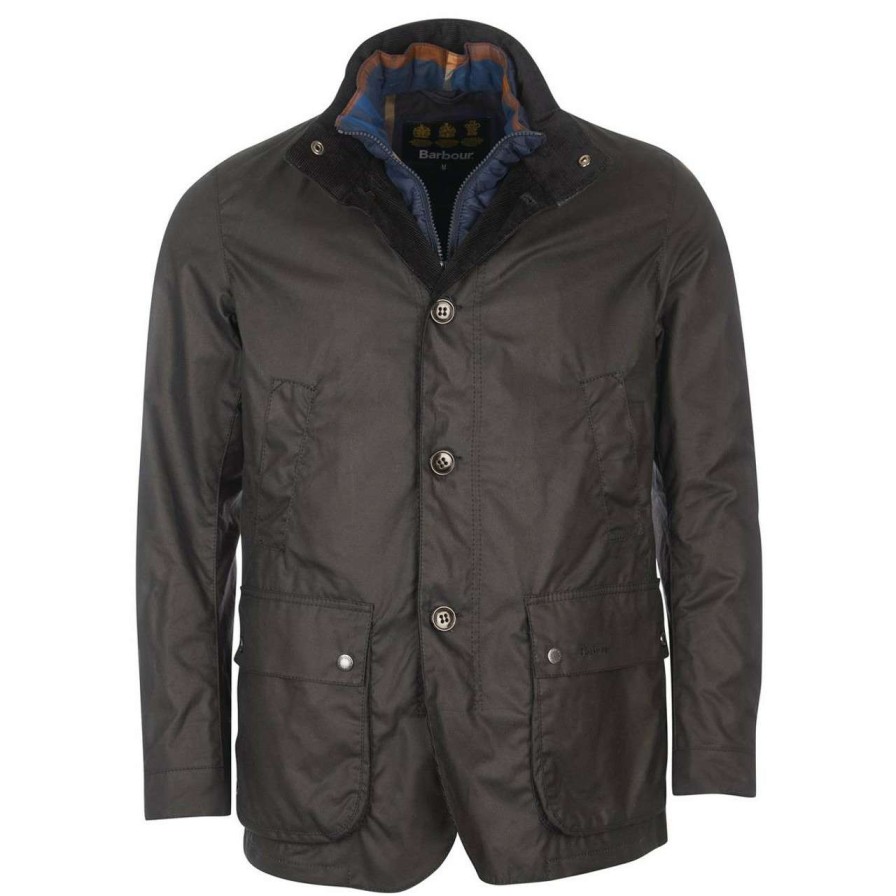 Jackets * | Cheap Barbour Mens Century Wax Jacket