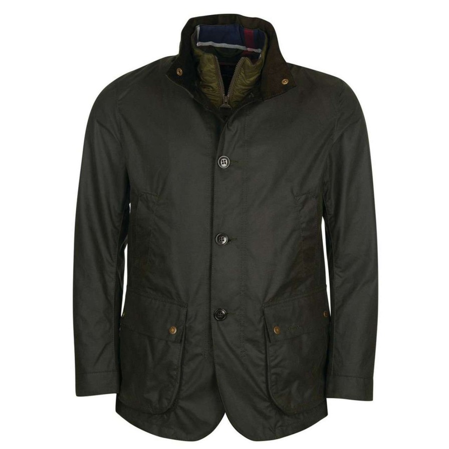 Jackets * | Cheap Barbour Mens Century Wax Jacket