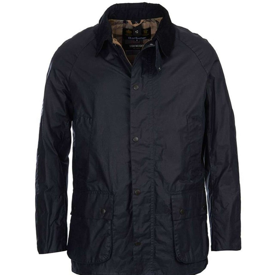 Jackets * | Best Quality Barbour Mens Lightweight Ashby Wax Jacket