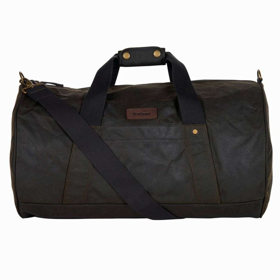 Accessories * | Cheap Barbour Explorer Wax Duffle Bag